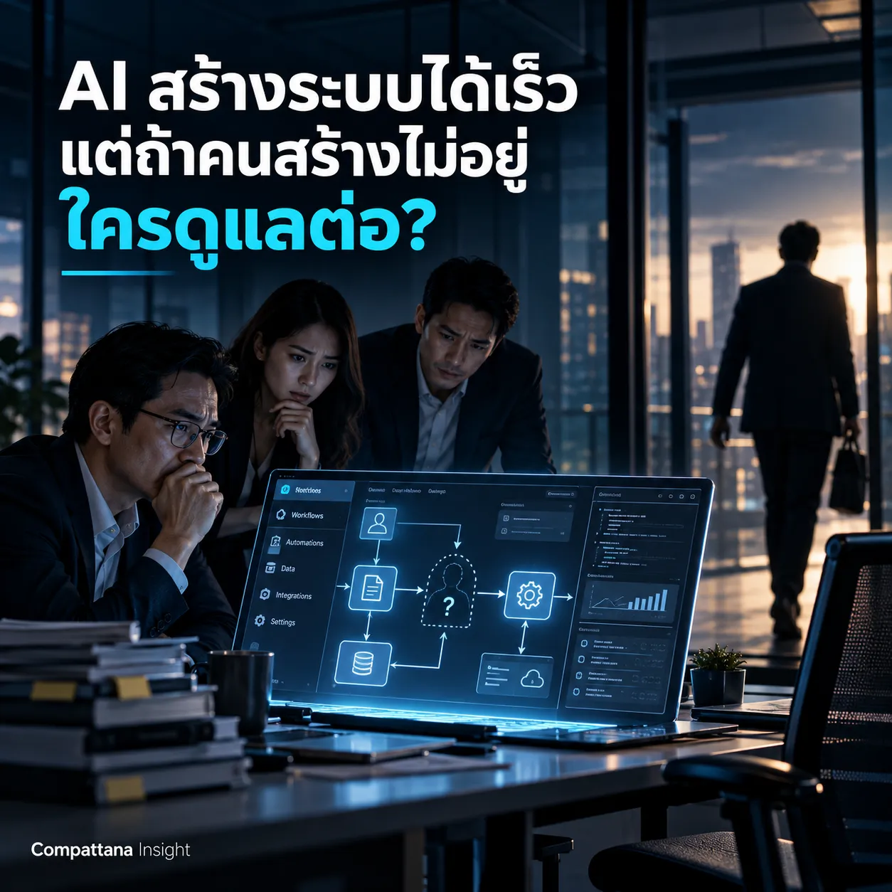 AI สร้างระบบได้เร็ว แต่วันที่คนสร้างไม่อยู่ ใครดูแลธุรกิจต่อ?